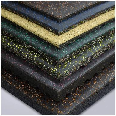 Sports Flooring Indoor Amusement Park Rubber Floor Tiles Shock Absorbing Eco-Friendly Anti-Bacterial For Fitness Centers Floor